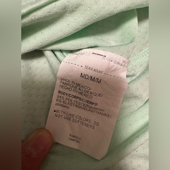 Under Armour Mint Green Athletic Tee - Picture 3 of 3